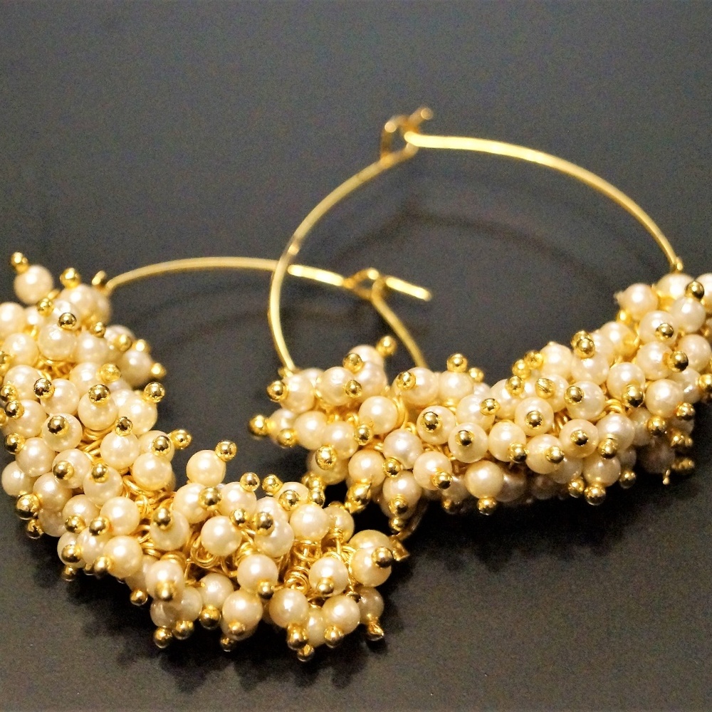 Pearl hoops